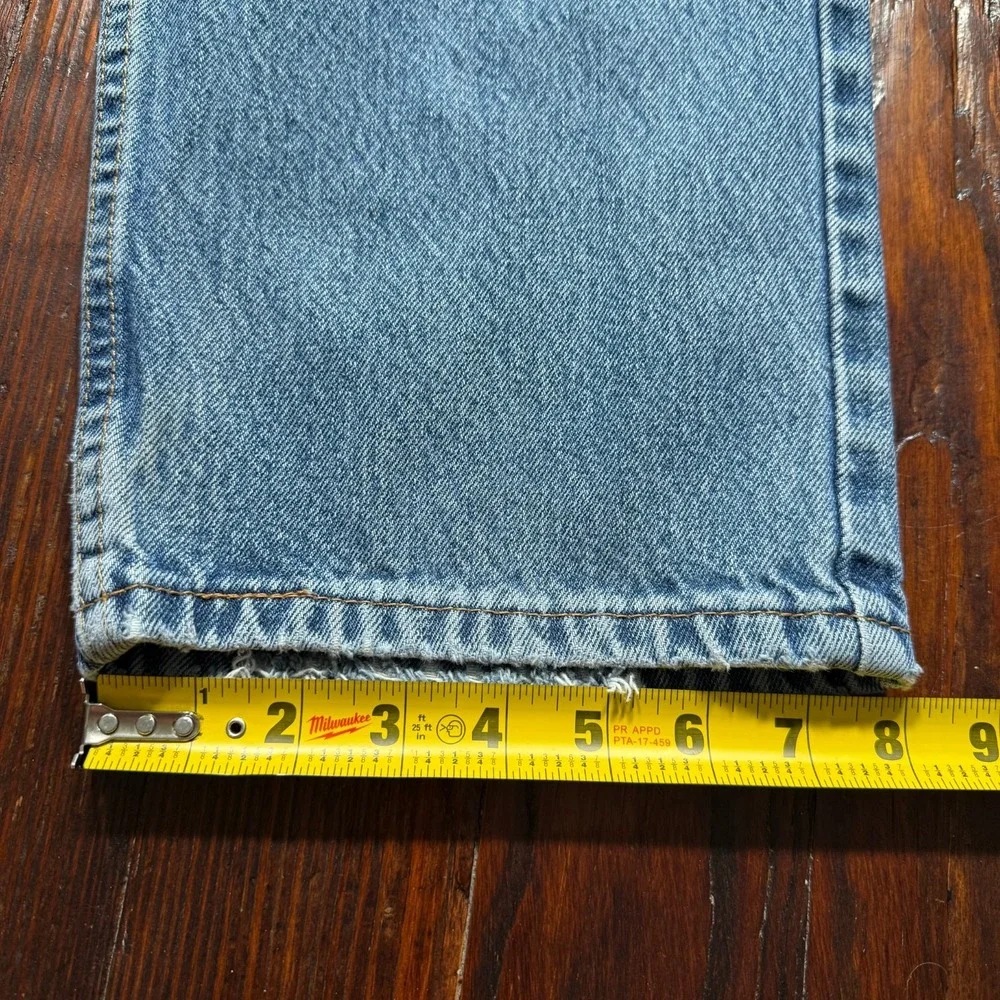 Levis 550 Jeans‎ Mens 36x32 Blue Relaxed Straight Faded Whiskers